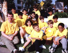 Our team at a Los Angeles area chess tournament